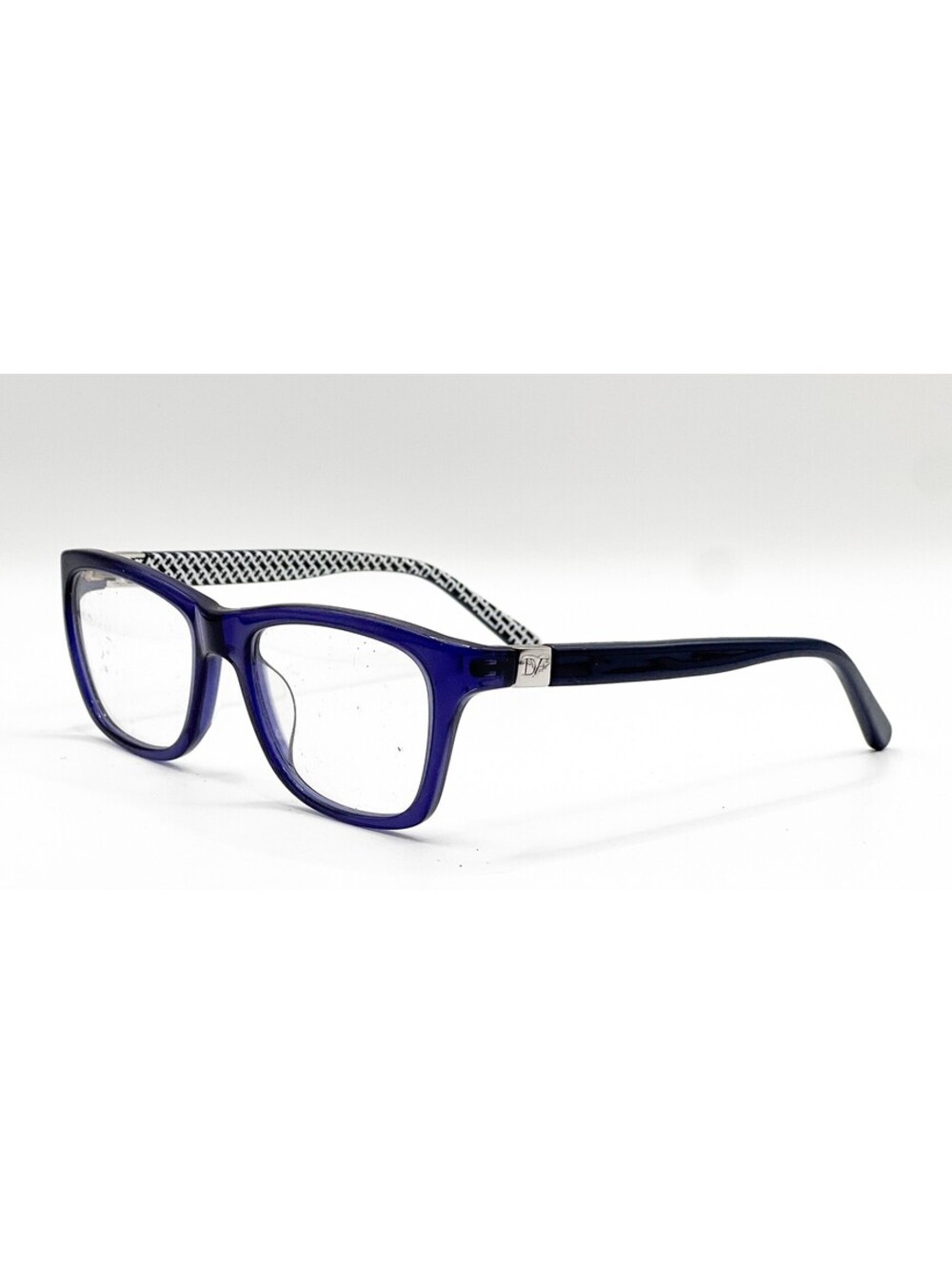 NEW DIANE VON FURSTENBERG DVF5063 416 BLUE AUTHENTIC EYEGLASSES 50-18